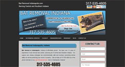 Desktop Screenshot of batremovalindianapolis.com